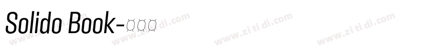 Solido Book字体转换 Solido Book字体转换
